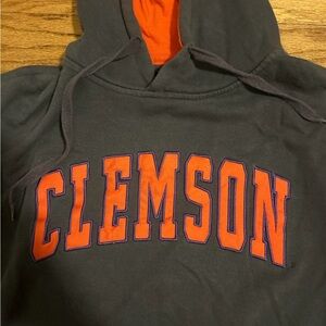 Clemson gray hoodie size M